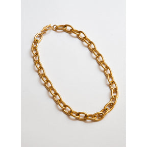 Chunky Round Chain Gold Necklace