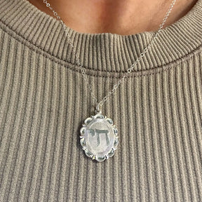 Chai Silver Charm Necklace