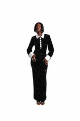 Rei Sequin Maxi Dress