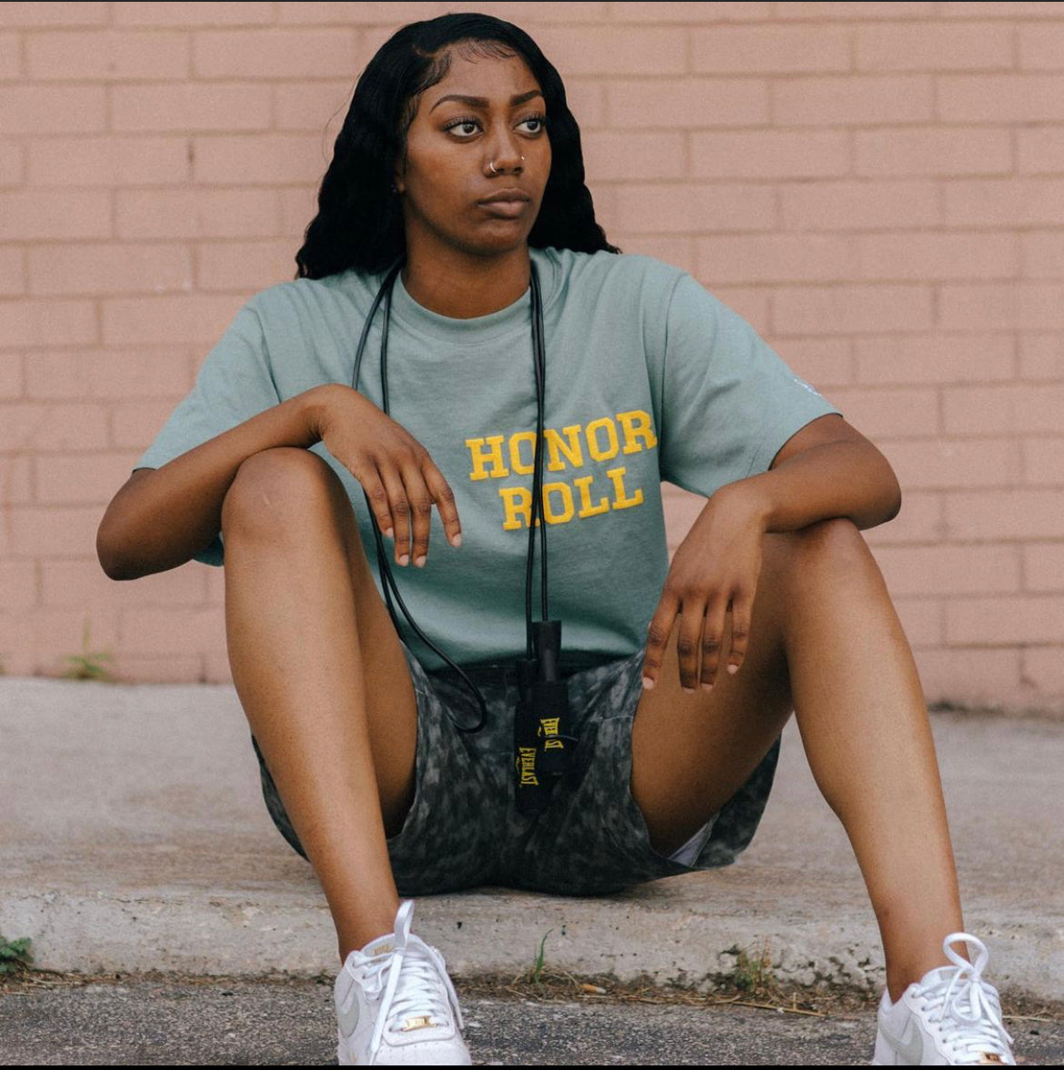 Honor Roll Excellence Tee - Moss