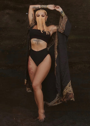 The Warrior Unisex - Luxury Silk Robe