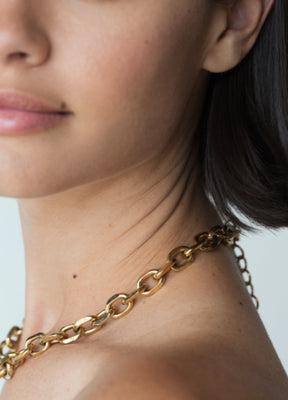 Guy Chain Gold Chunky Chain Necklace