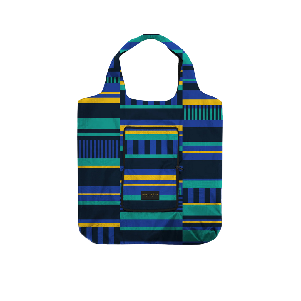 Zipper Shopper Bag | Acacia Print