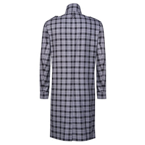 Black and white checkered coat