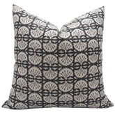 Handmaade Design Block Thick Linen Cushion Cover - Bijhni