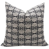 Handmaade Design Block Thick Linen Cushion Cover - Bijhni
