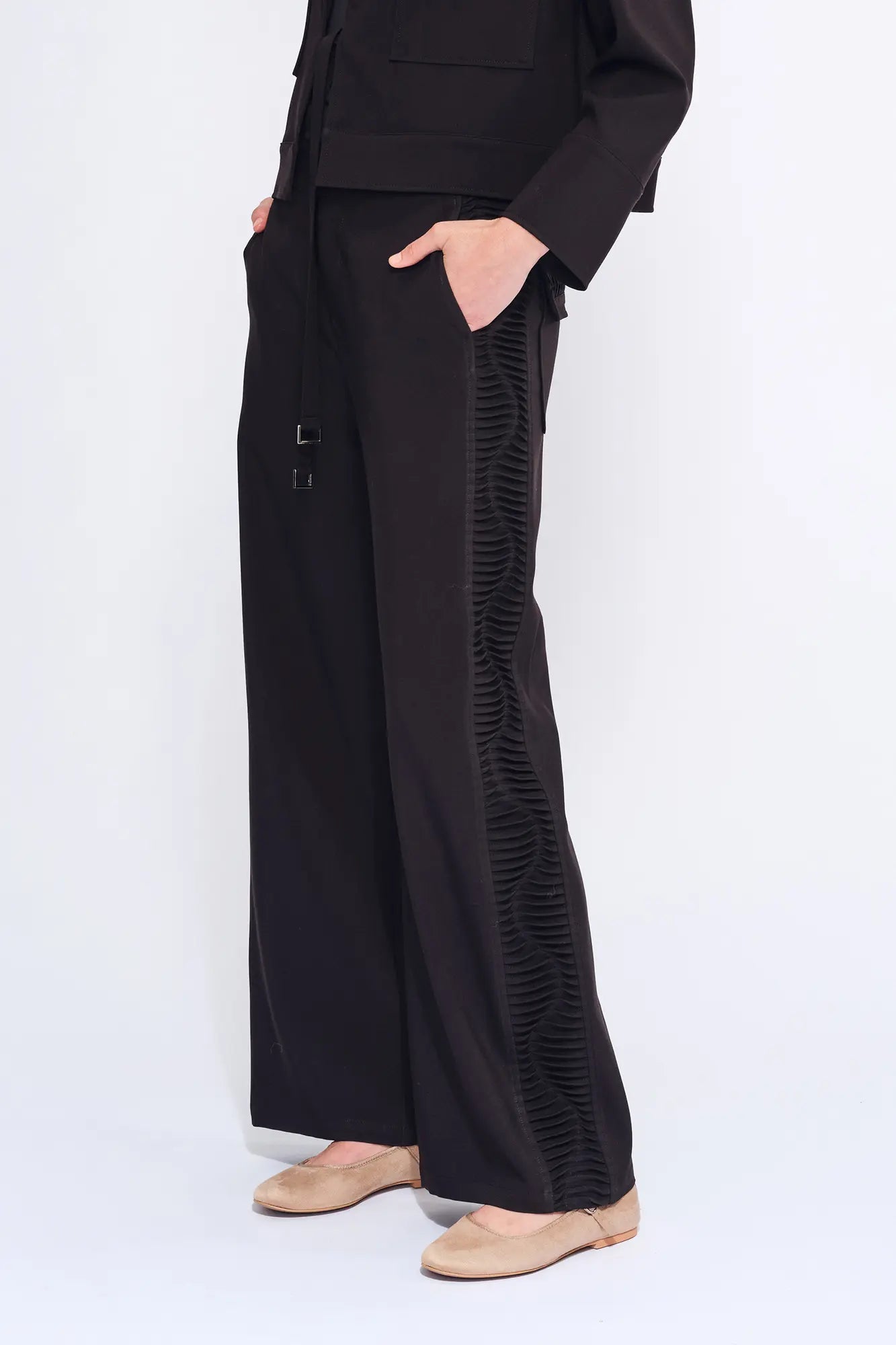 Parker Straight-Leg Trouser | Black