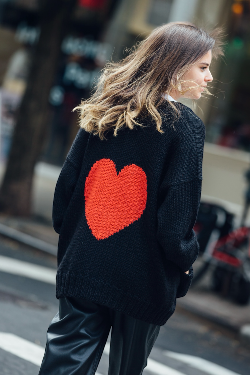 Chunky heart Cardigan