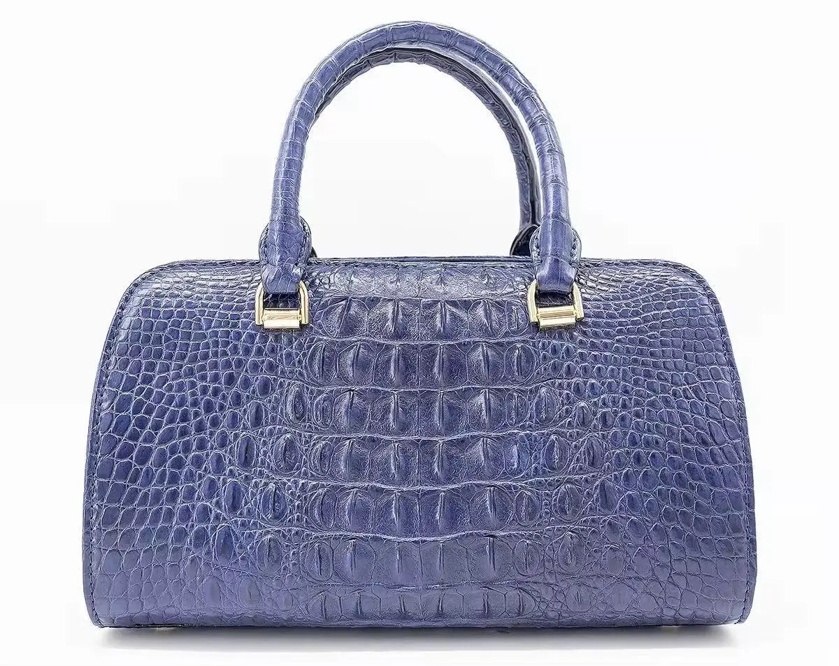 Luxe Artisanal Crocodile Leather Handbag | An Heirloom of Elegance KolleenBoutique