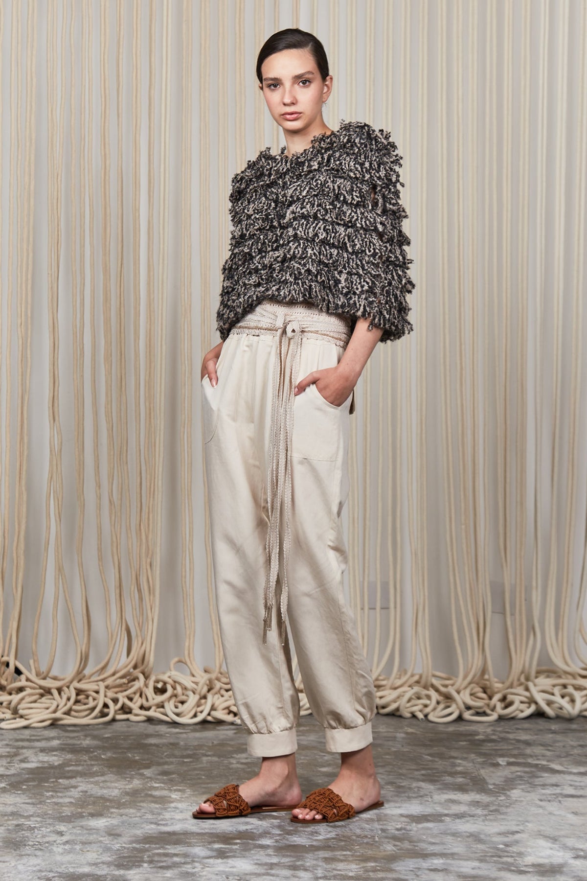 Alondra Vest | Black Melange