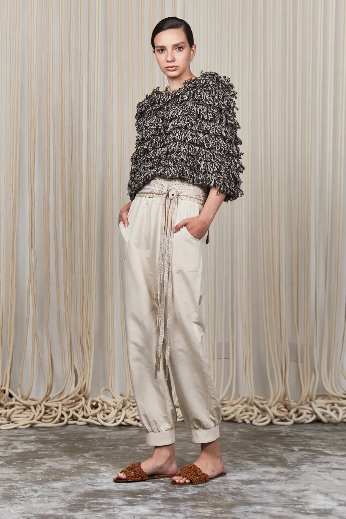 Alondra Vest | Black Melange