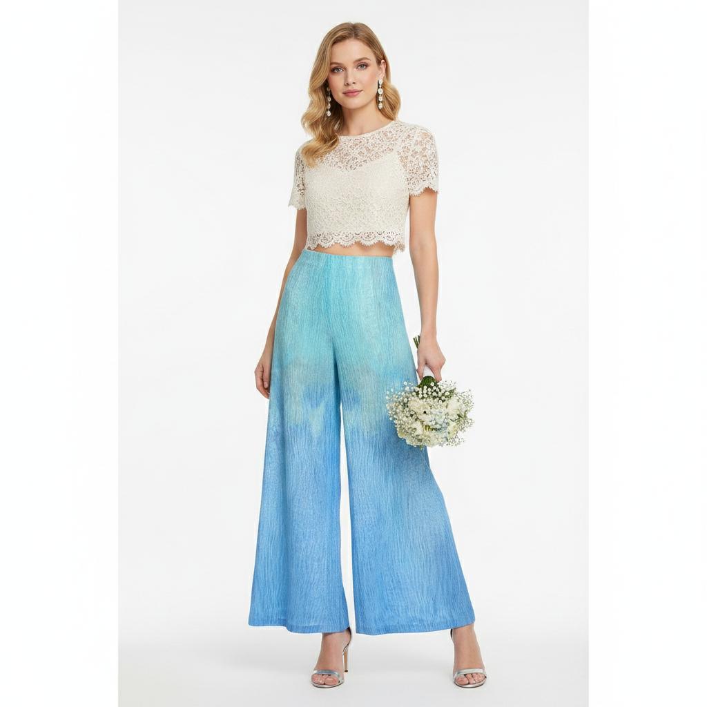 Ombre Wide Leg Pants