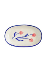 Handmade Ceramic Serving Bowl - Camellia, 1.5 X 8 X 4 Inches (set Of 2)