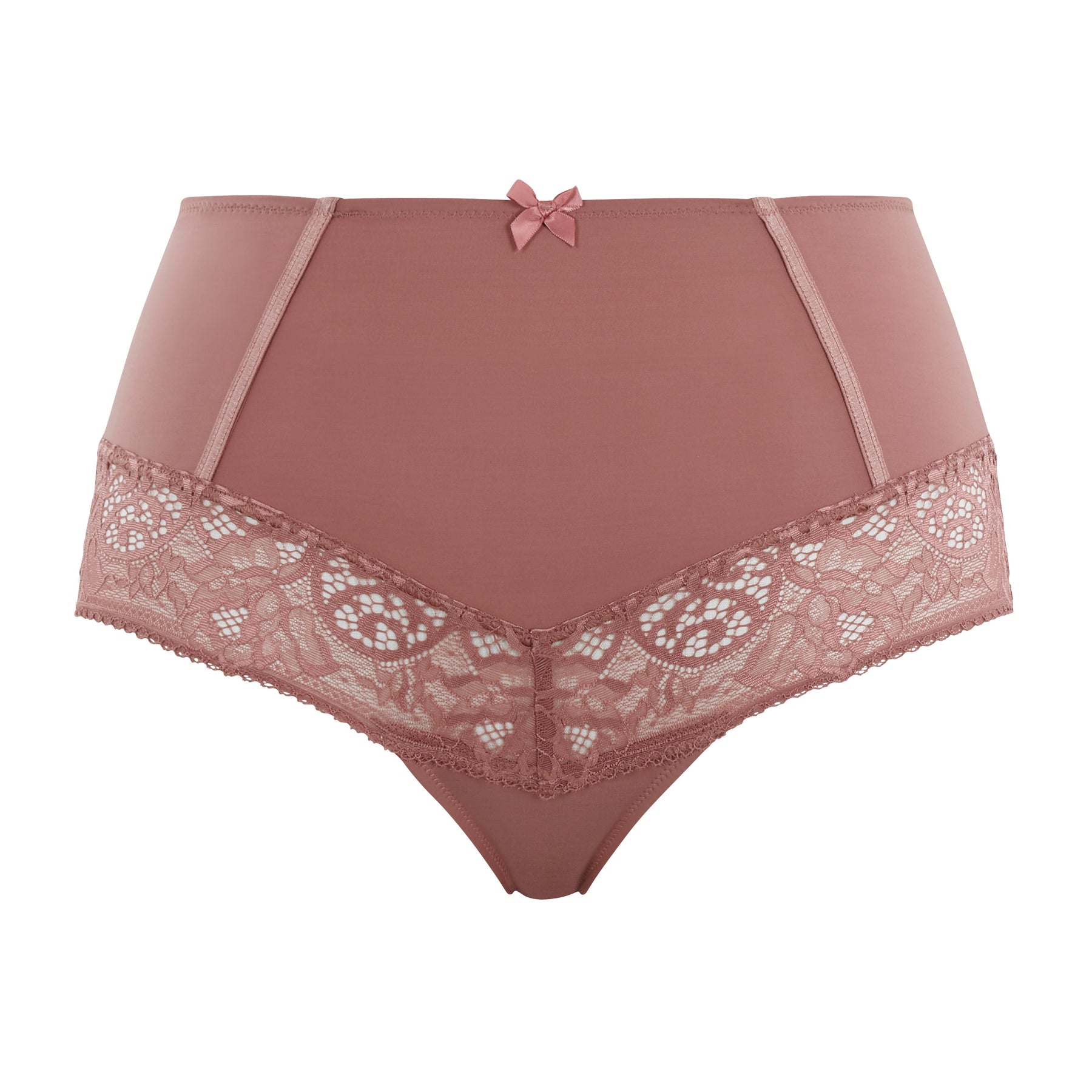 Panache Estel High Waist Brief Rose Gold