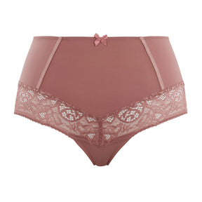 Panache Estel High Waist Brief Rose Gold