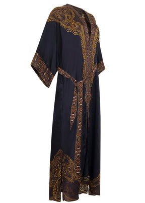 The Warrior Unisex - Luxury Silk Robe