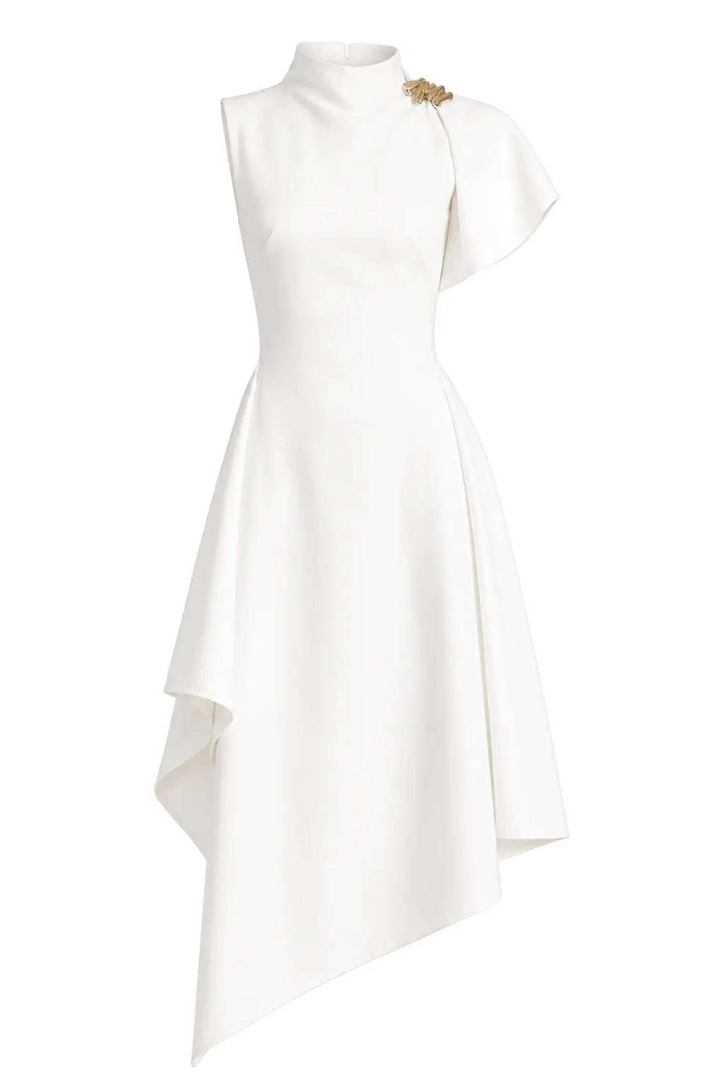 Ivory Muse Asymmetric Dress