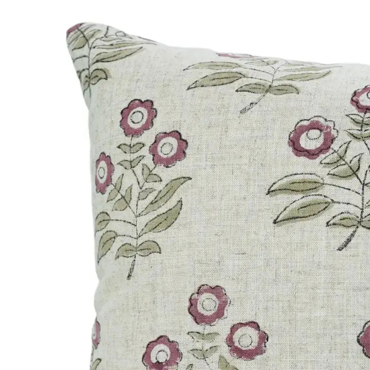 Bohemian Decorative Hand Block Viscose Linen Cushion Cover - Neha
