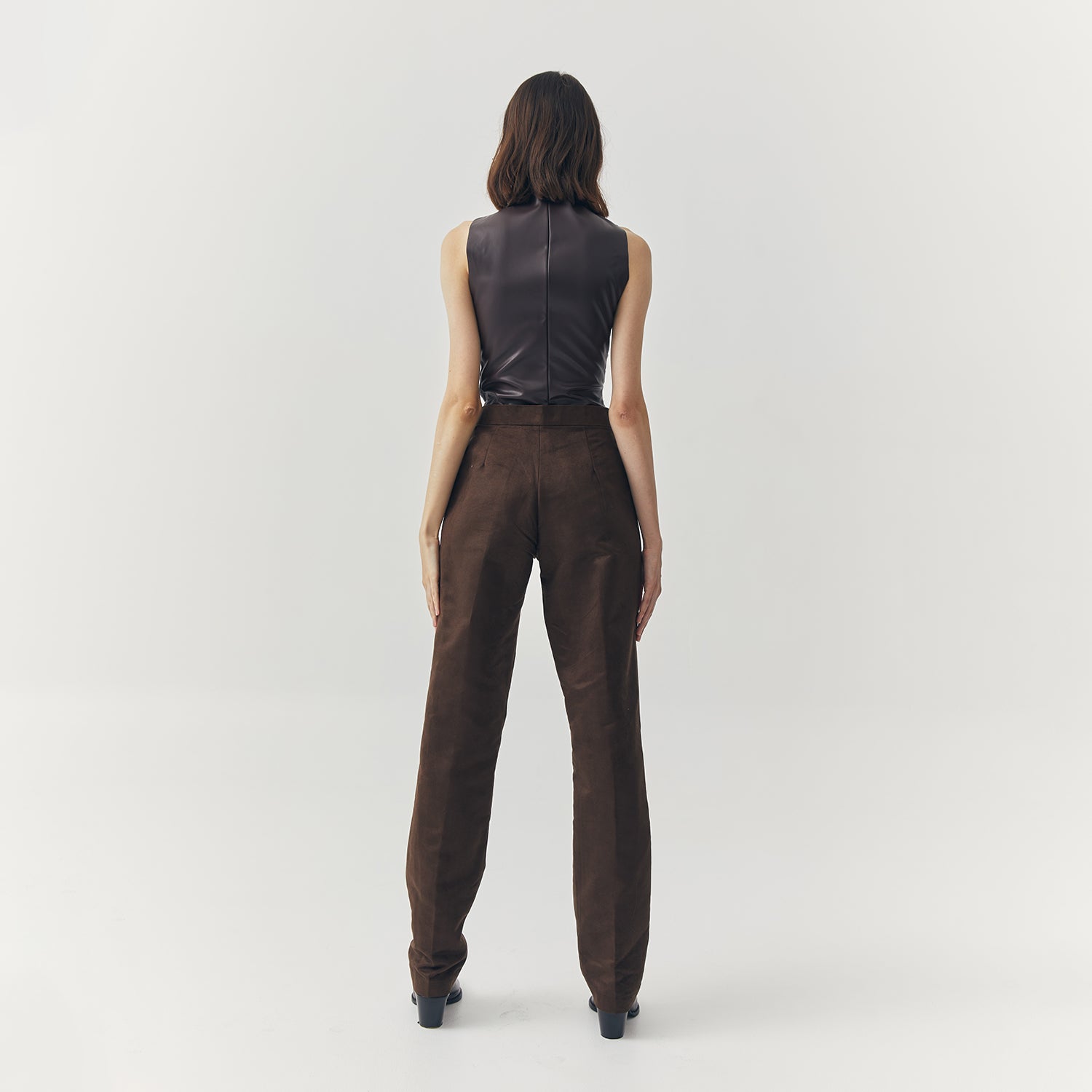 JETT SUEDE TAILORED PANTS