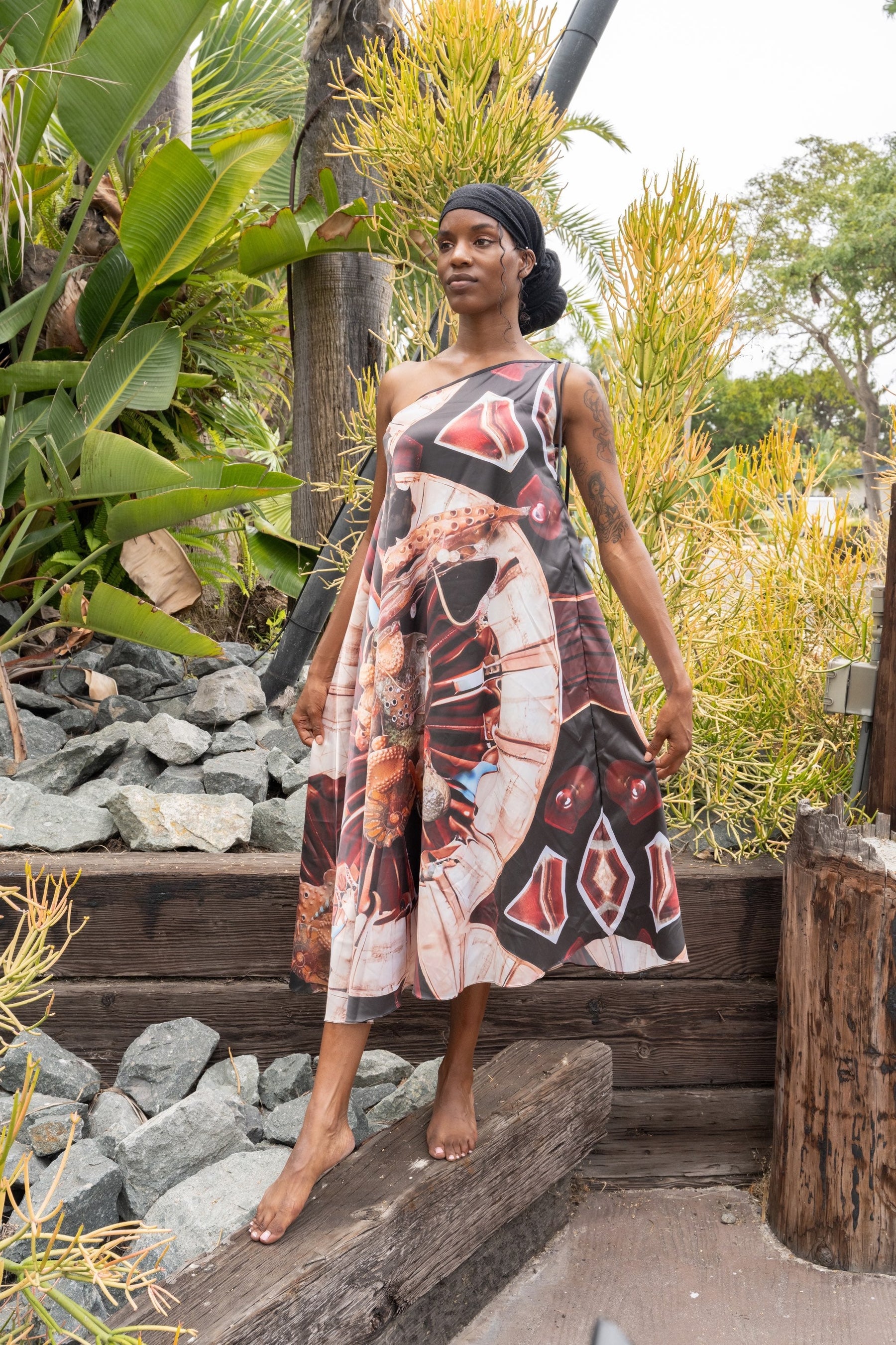 Machina Afrofuturism Halter Dress