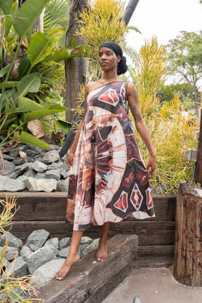 Machina Afrofuturism Halter Dress