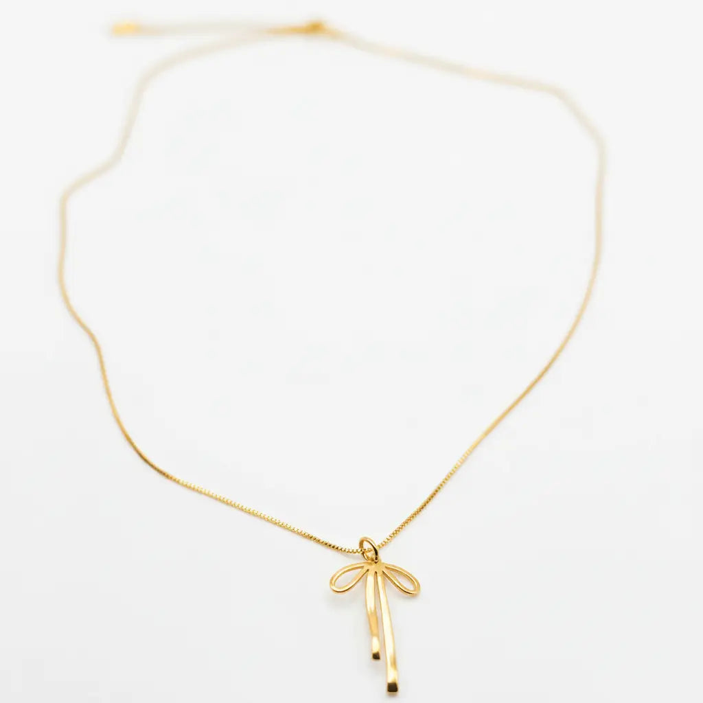 Graceful Bow Necklace
