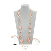 Abisola Necklace Set (Pink)