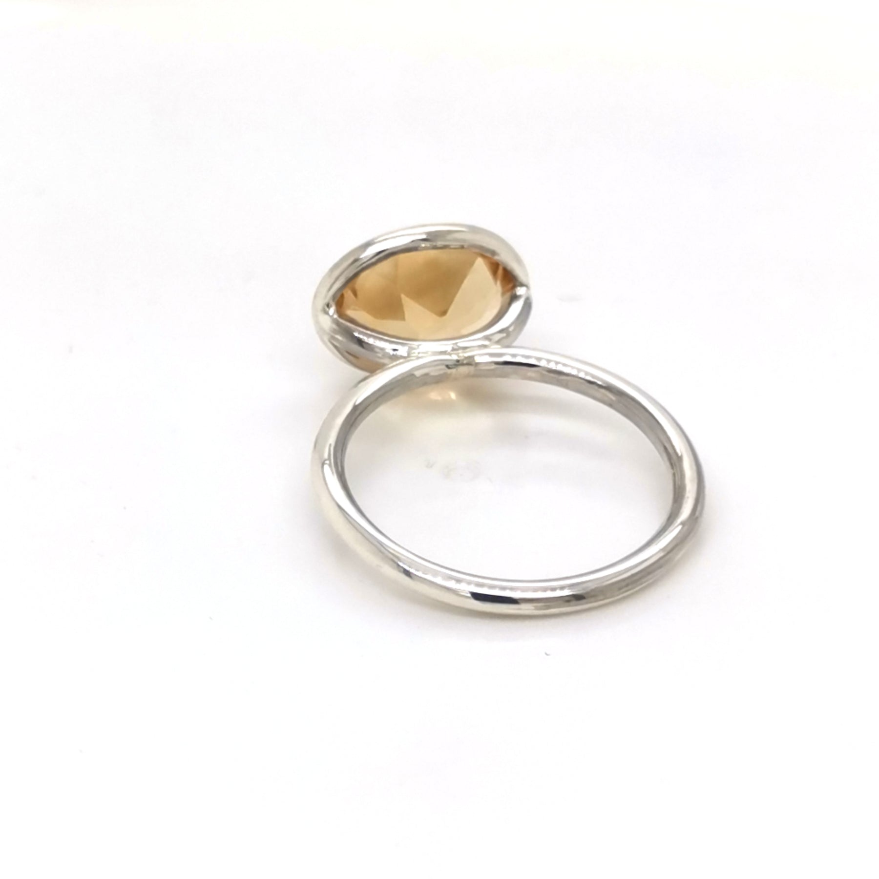 Yellow Citrine Ring