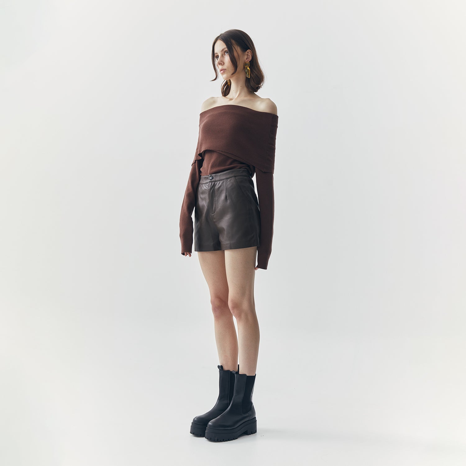 WREN SHORT LEATHER PANTS