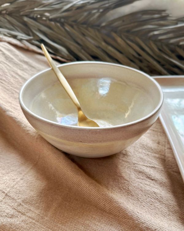 Pearl Oyster Serving/Salad Bowl