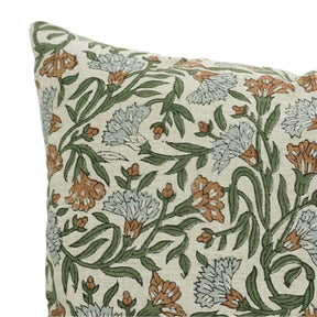 Thorny Stems  Handmade Block Printed Pillow Cover