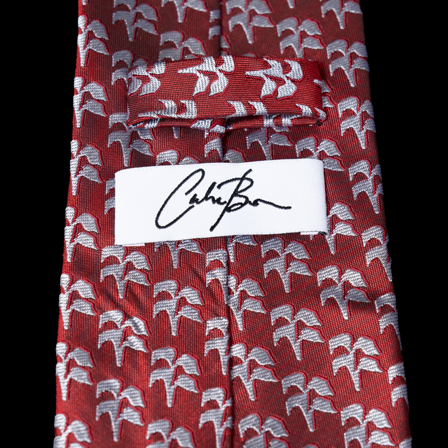 Red White Palm Trees Neck Tie