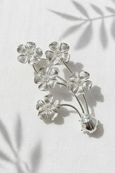 Floral Bouquet Ladybug Brooch