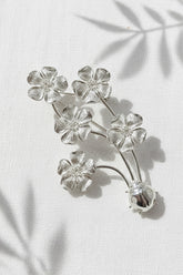 Floral Bouquet Ladybug Brooch