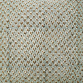Artfully Hand Block Printed Viscose Linen Pillow Cover- Mogra
