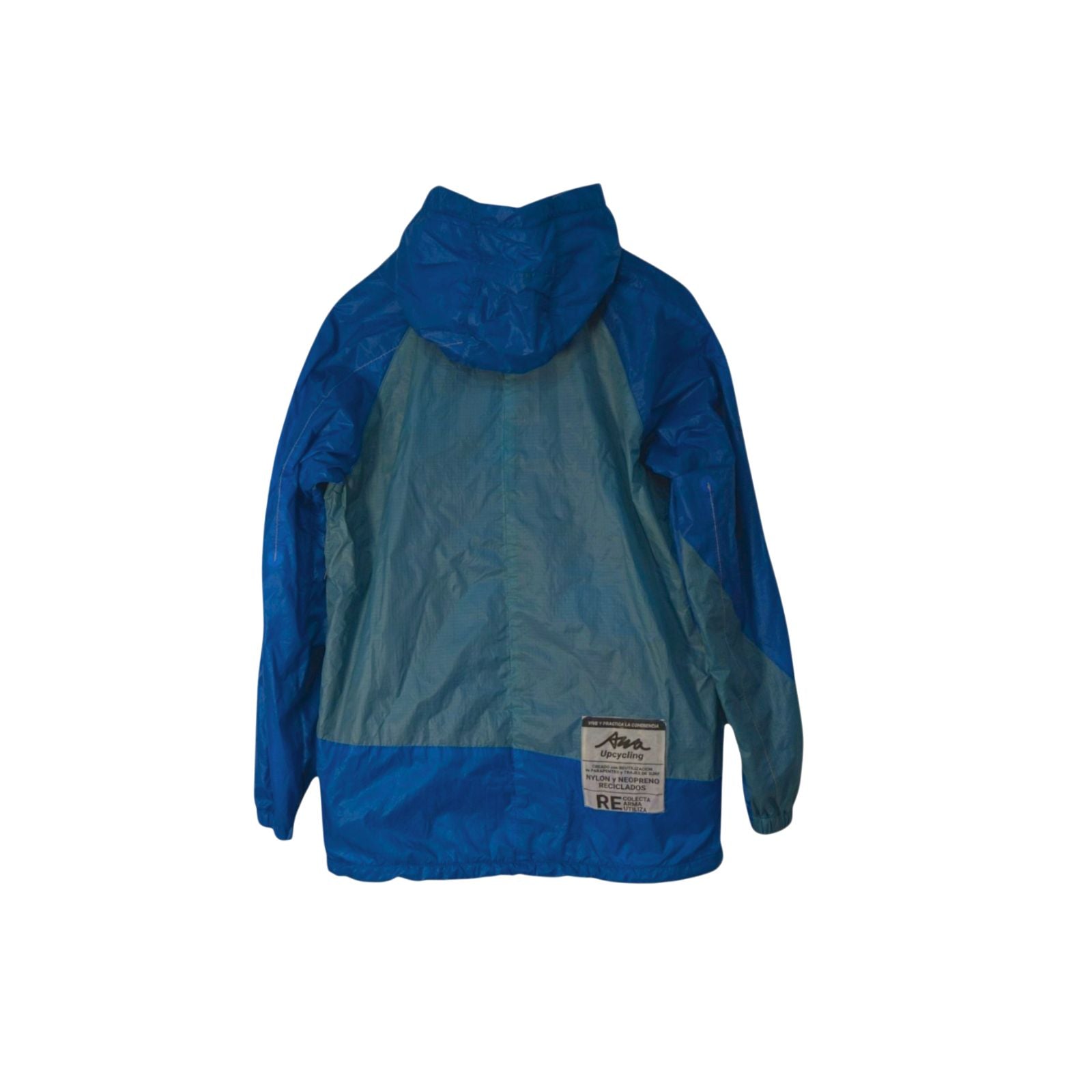 Sustainable Windbreaker Jacket Blue