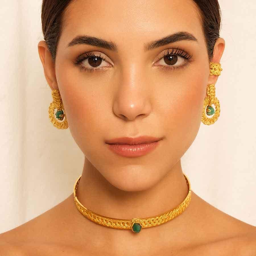 Nattiva Emerald Chocker - Gr034