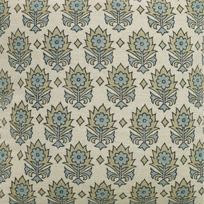 Interior Décor Block Printed Linen Blend Pillow Cover - Kusum