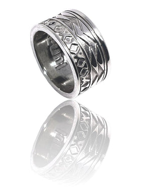 Kenzie African Wax Print Fabric Ring