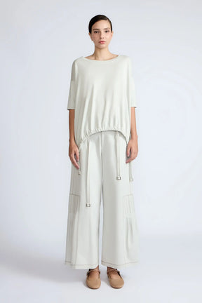Amaya Asymmetric Buckle Top