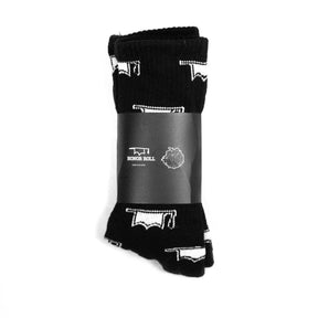 Collegiate Socks - Black