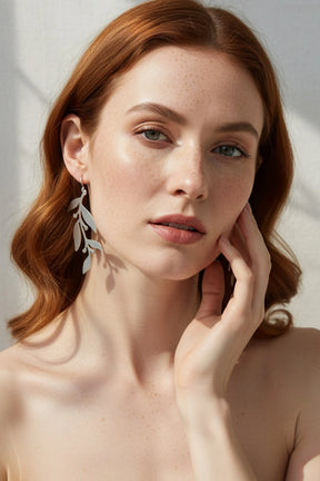 Climbing Vine Convertible Leaf Earrings