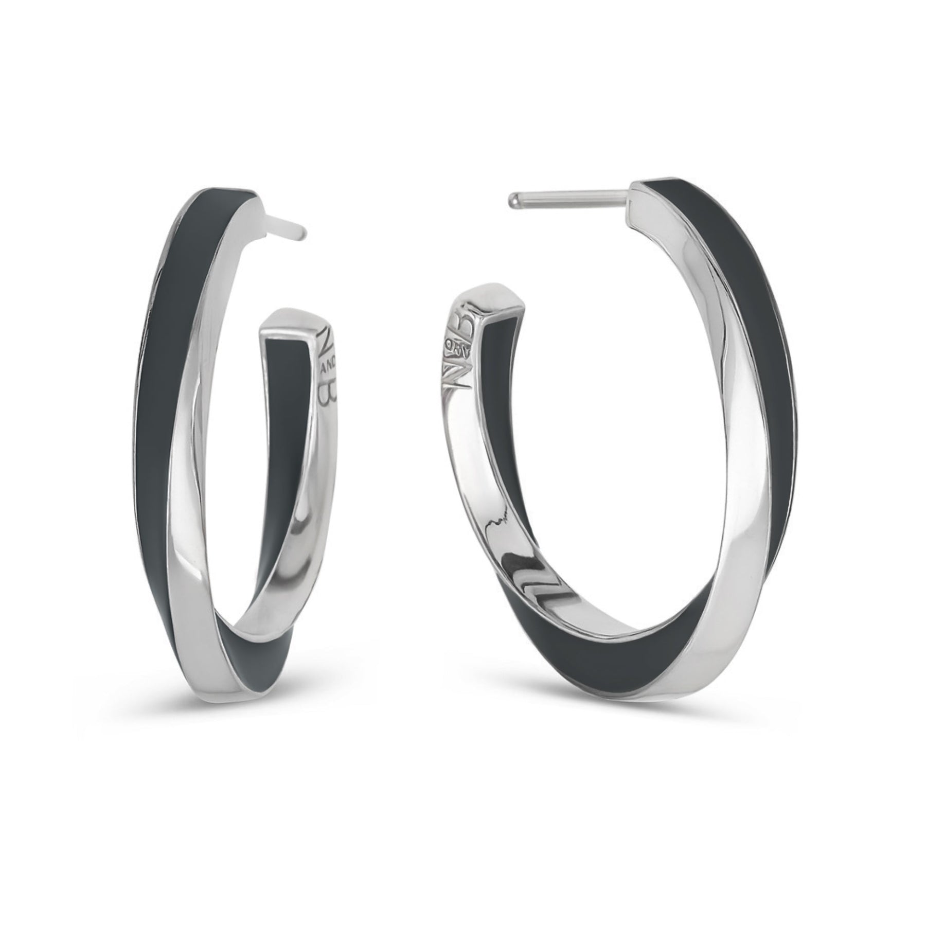 Lilo Color Petite Hoops - Silver