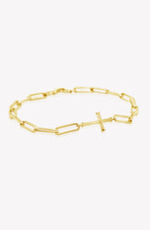 Chain Breaker Cross Bracelet