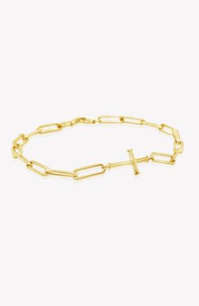 Chain Breaker Cross Bracelet