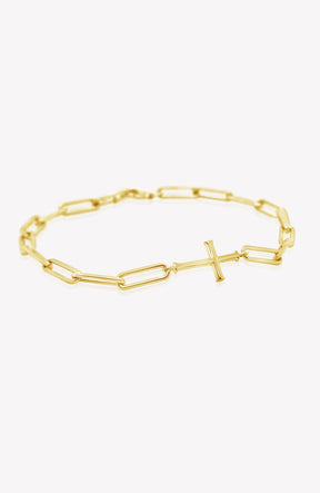 Chain Breaker Cross Bracelet