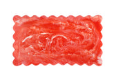 Scallop Rectangular Resin Cheese Board - Pink , 14 Inches