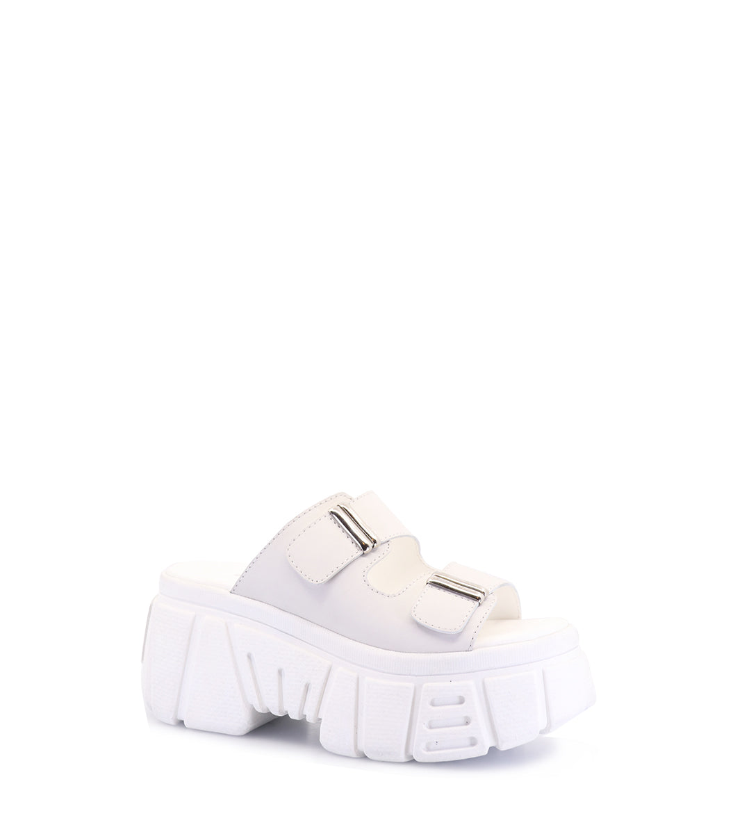 Elevate Your Step: Chic White Platform Sandals Dreya