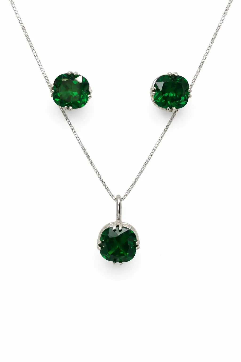 Cushion Cut Ladies Jewellery Set