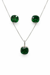 Cushion Cut Ladies Jewellery Set